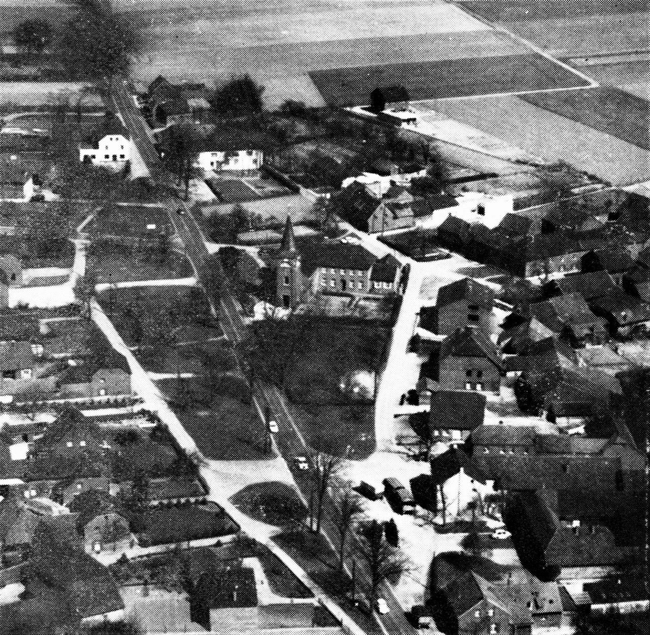 Historisches Rickelrath Luftaufnahme Rickelrath